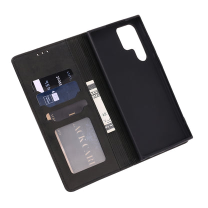 Embossed Happy Cat Pattern Leather Phone Case, For Samsung Galaxy S22 Ultra 5G, For Samsung Galaxy A13 5G, For Samsung Galaxy A33 5G, For Samsung Galaxy A53