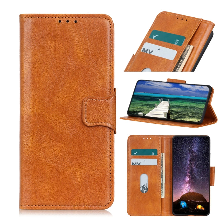 Mirren Crazy Horse Texture Horizontal Flip Leather Phone Case with Holder & Card Slots & Wallet