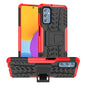 Tire Texture TPU + PC Phone Case with Holder, For Samsung Galaxy M52 5G