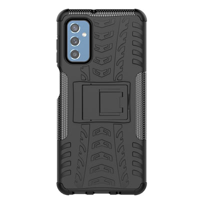 Tire Texture TPU + PC Phone Case with Holder, For Samsung Galaxy M52 5G