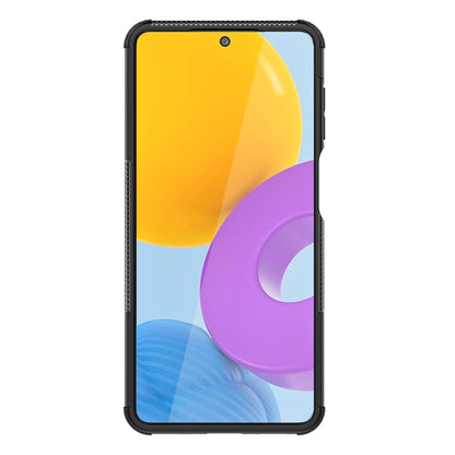 Tire Texture TPU + PC Phone Case with Holder, For Samsung Galaxy M52 5G