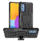 Tire Texture TPU + PC Phone Case with Holder, For Samsung Galaxy M52 5G