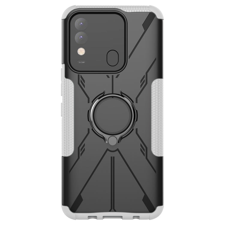 Armor Bear Shockproof PC + TPU Phone Case with Ring Holder