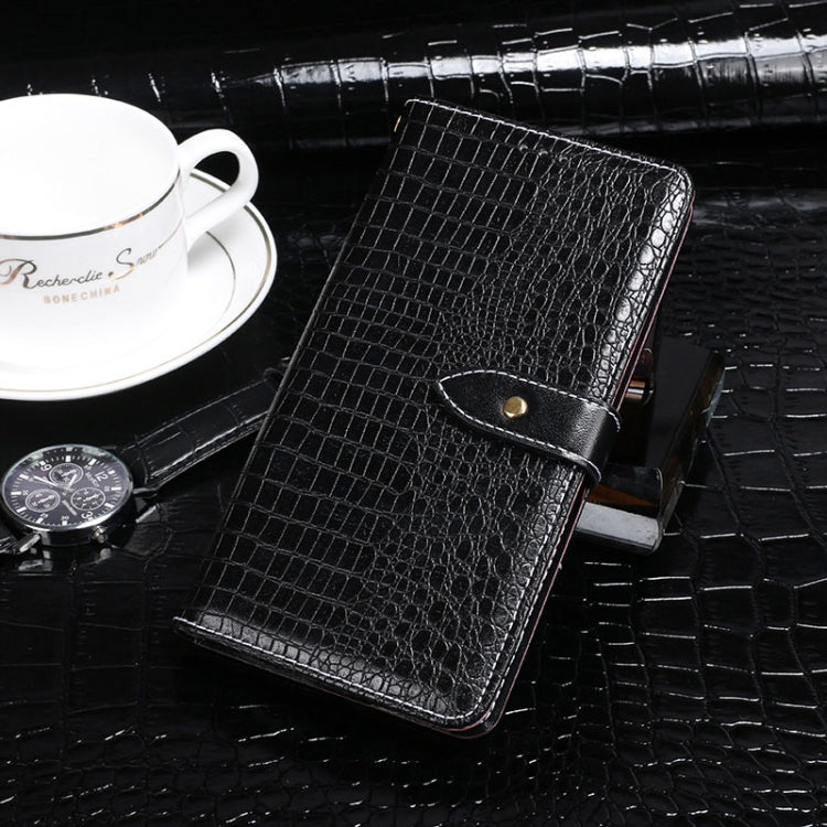 idewei Crocodile Texture Horizontal Flip Leather Phone Case