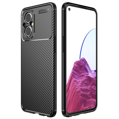 Carbon Fiber Texture Shockproof TPU Phone Case