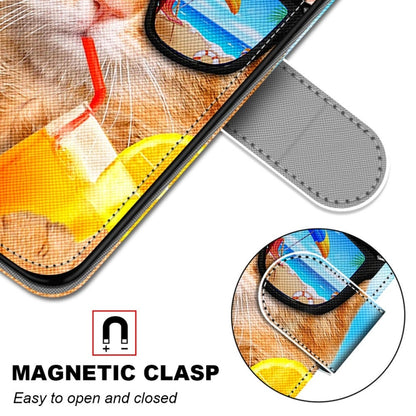 Coloured Drawing Cross Texture Horizontal Flip Leather Phone Case with Holder & Card Slots & Wallet & Lanyard, Series 1