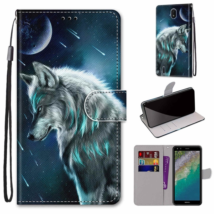 Coloured Drawing Cross Texture Horizontal Flip Leather Phone Case with Holder & Card Slots & Wallet & Lanyard, Series 1
