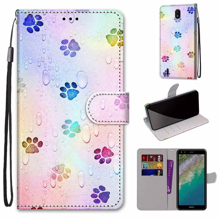 Coloured Drawing Cross Texture Horizontal Flip Leather Phone Case with Holder & Card Slots & Wallet & Lanyard, Series 1