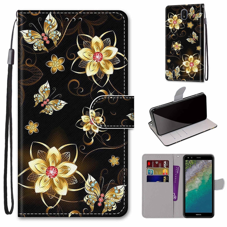 Coloured Drawing Cross Texture Horizontal Flip Leather Phone Case with Holder & Card Slots & Wallet & Lanyard, Series 1