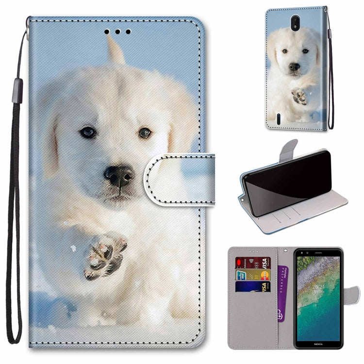 Coloured Drawing Cross Texture Horizontal Flip Leather Phone Case with Holder & Card Slots & Wallet & Lanyard, Series 1