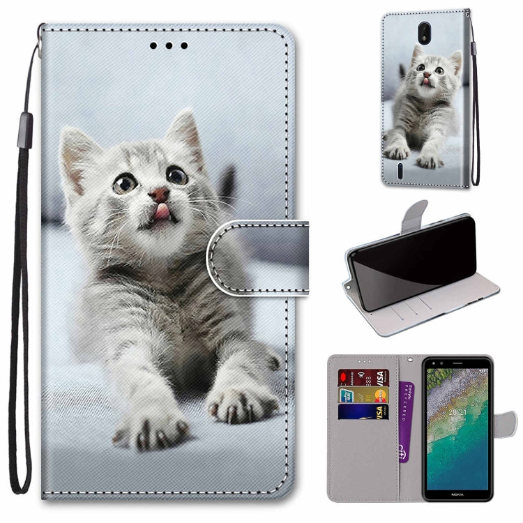 Coloured Drawing Cross Texture Horizontal Flip Leather Phone Case with Holder & Card Slots & Wallet & Lanyard, Series 1