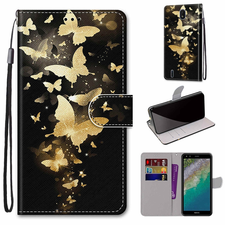 Coloured Drawing Cross Texture Horizontal Flip Leather Phone Case with Holder & Card Slots & Wallet & Lanyard, Series 1