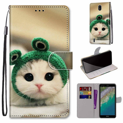 Coloured Drawing Cross Texture Horizontal Flip Leather Phone Case with Holder & Card Slots & Wallet & Lanyard, Series 1