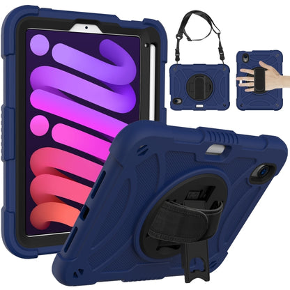 Shockproof PC + Silicone Combination Tablet Case with Holder & Hand Strap & Shoulder Strap