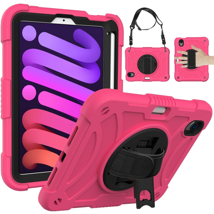 Shockproof PC + Silicone Combination Tablet Case with Holder & Hand Strap & Shoulder Strap