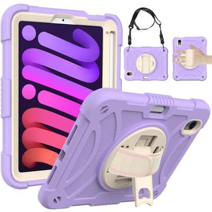 Shockproof PC + Silicone Combination Tablet Case with Holder & Hand Strap & Shoulder Strap