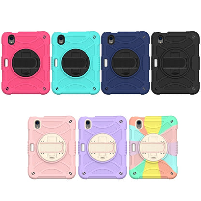 Shockproof PC + Silicone Combination Tablet Case with Holder & Hand Strap & Shoulder Strap