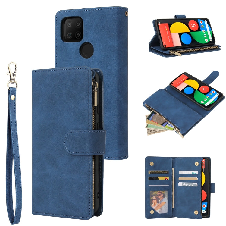 Multifunctional Phone Leather Case with Card Slot & Holder & Zipper Wallet & Photo Frame