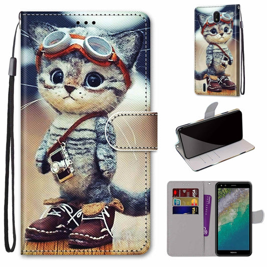 Coloured Drawing Cross Texture Horizontal Flip PU Phone Leather Case with Holder & Card Slots & Wallet & Lanyard(Colorful Layer, Series 1
