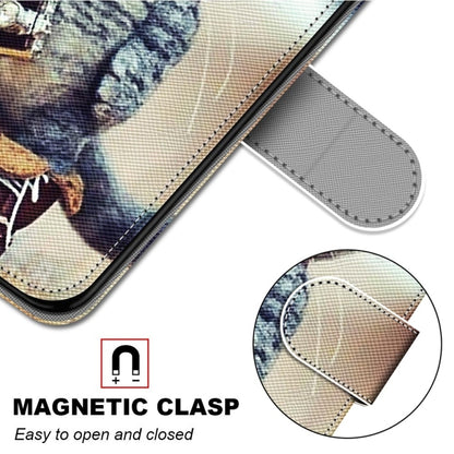 Coloured Drawing Cross Texture Horizontal Flip PU Phone Leather Case with Holder & Card Slots & Wallet & Lanyard(Colorful Layer, Series 1