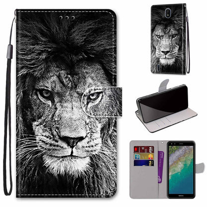 Coloured Drawing Cross Texture Horizontal Flip PU Phone Leather Case with Holder & Card Slots & Wallet & Lanyard(Colorful Layer, Series 1