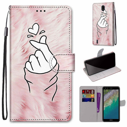 Coloured Drawing Cross Texture Horizontal Flip PU Phone Leather Case with Holder & Card Slots & Wallet & Lanyard(Colorful Layer, Series 1