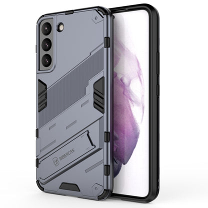 Punk Armor 2 in 1 PC + TPU Shockproof Phone Case with Invisible Holder