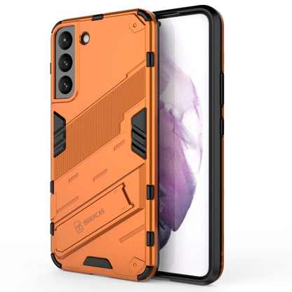 Punk Armor 2 in 1 PC + TPU Shockproof Phone Case with Invisible Holder