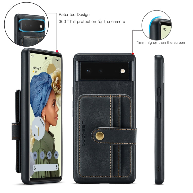 JEEHOOD RFID Blocking Anti-Theft Wallet Phone Case