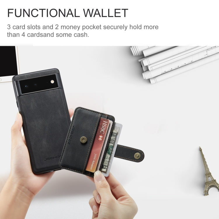 JEEHOOD RFID Blocking Anti-Theft Wallet Phone Case