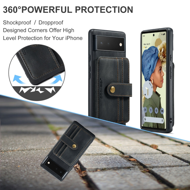 JEEHOOD RFID Blocking Anti-Theft Wallet Phone Case