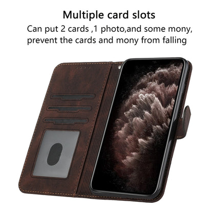 Cubic Skin Feel Flip Leather Phone Case