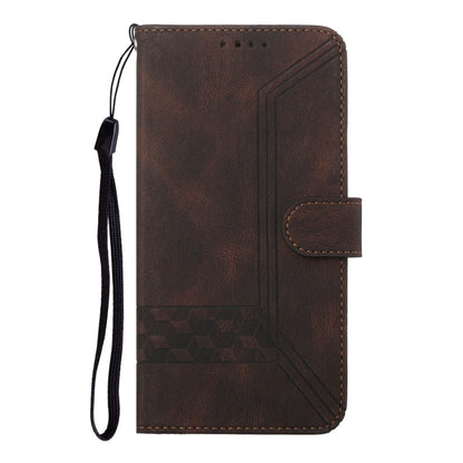 Cubic Skin Feel Flip Leather Phone Case, For Tecno Phantom X