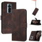 Cubic Skin Feel Flip Leather Phone Case, For Tecno Phantom X