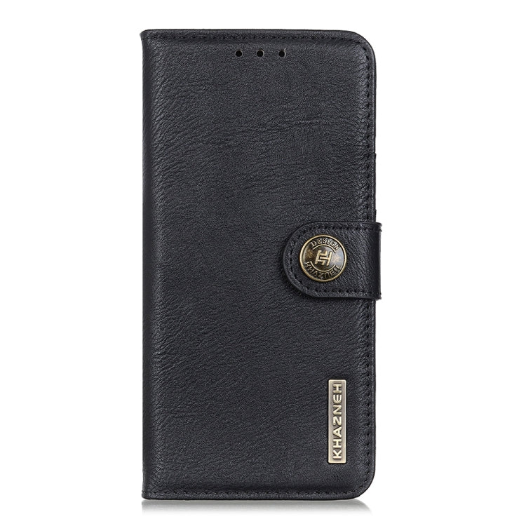 KHAZNEH Cowhide Texture Flip Leather Phone Case