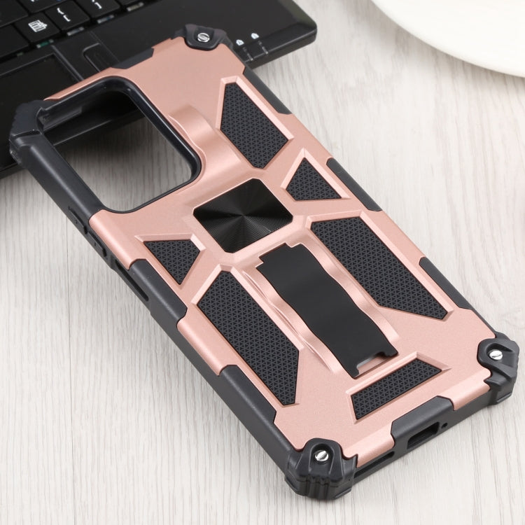 Shockproof TPU + PC Magnetic Protective Phone Case with Holder