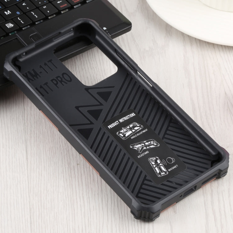 Shockproof TPU + PC Magnetic Protective Phone Case with Holder