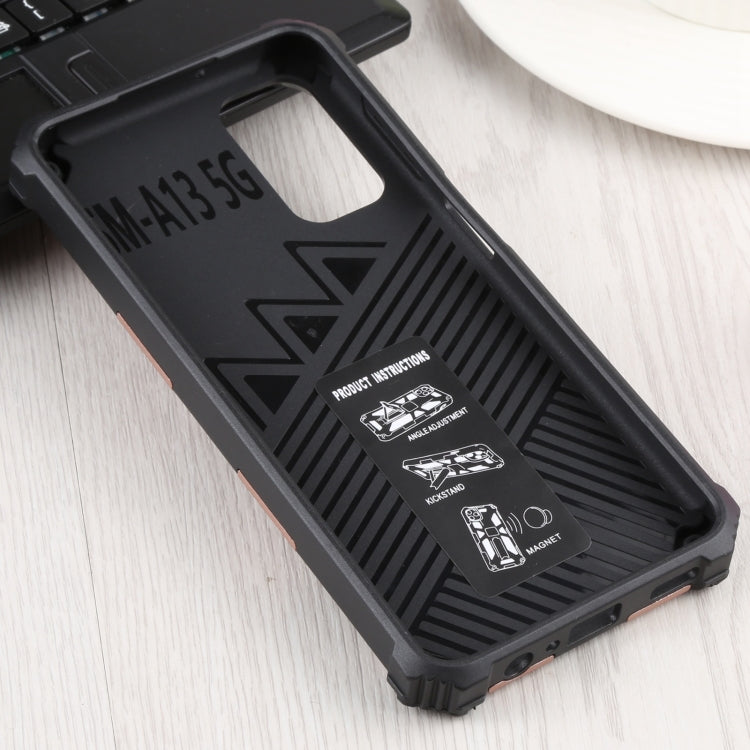 Shockproof TPU + PC Magnetic Protective Phone Case with Holder, For Samsung Galaxy A13 5G, For Samsung Galaxy S22 5G, For Samsung Galaxy S22+ 5G