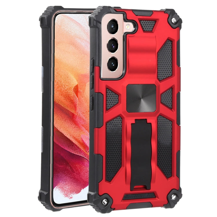 Shockproof TPU + PC Magnetic Protective Phone Case with Holder