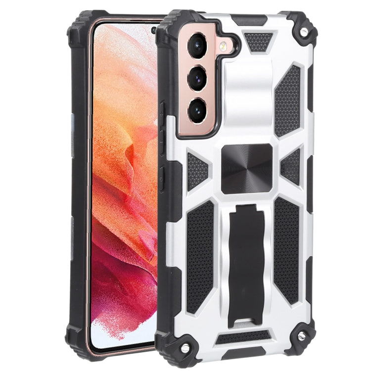 Shockproof TPU + PC Magnetic Protective Phone Case with Holder