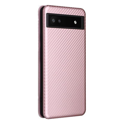 Carbon Fiber Texture Magnetic Horizontal Flip Leather Phone Case