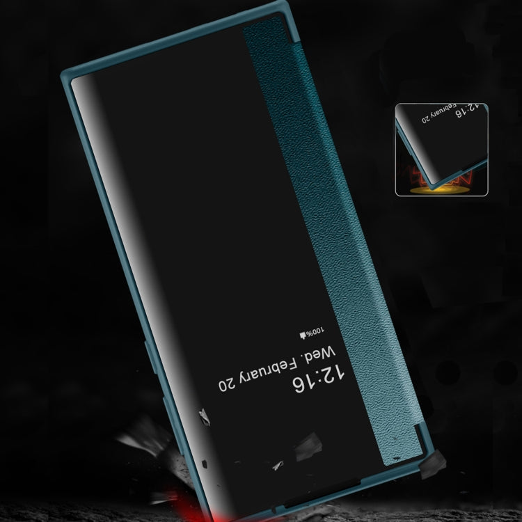 Magnetic Window View Flip Leather Phone Case, For Samsung Galaxy S22 Ultra 5G