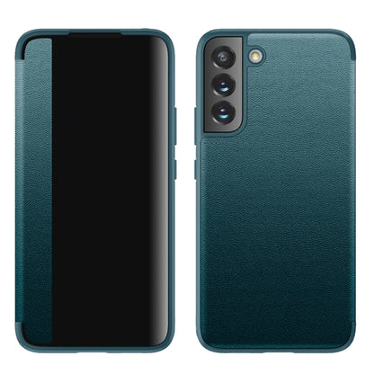 Magnetic Window View Flip Leather Phone Case, For Samsung Galaxy S22 Ultra 5G, For Samsung Galaxy S22+ 5G