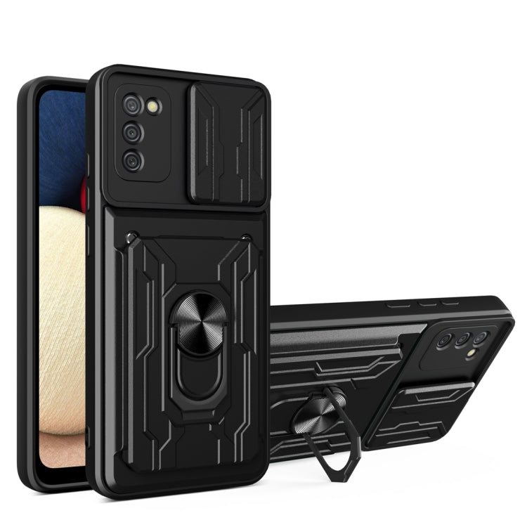 Camera Cover Phone Case with Card Slot & Holder