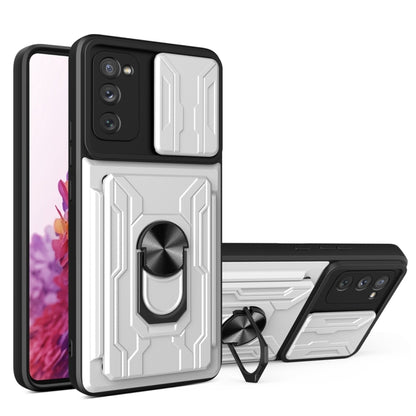 Camera Cover Phone Case with Card Slot & Holder