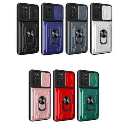 Camera Cover Phone Case with Card Slot & Holder