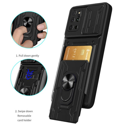 Camera Cover Phone Case with Card Slot & Holder