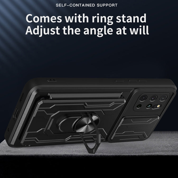 Camera Cover Phone Case with Card Slot & Holder