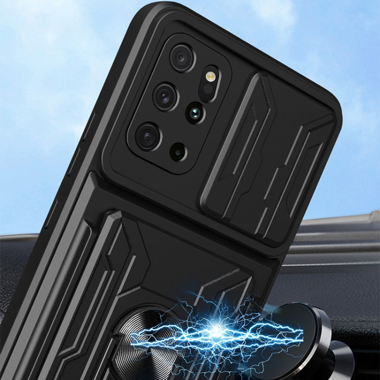 Camera Cover Phone Case with Card Slot & Holder