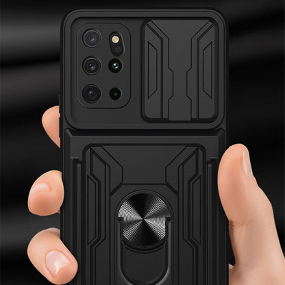 Camera Cover Phone Case with Card Slot & Holder